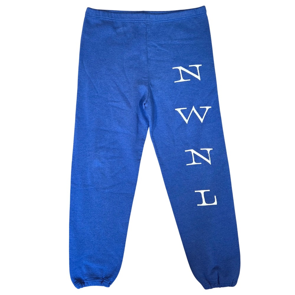 Vintage Russell Athletic NWNL Graphic Sweatpants Blue XL Made in USA Joggers